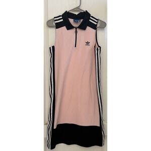 Adidas Originals Women's Osaka Dress Pink Navy Size Small Tennis Preppy Athletic